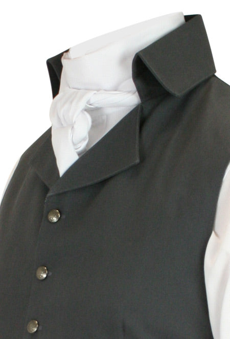 Granville Regency Vest - Charcoal