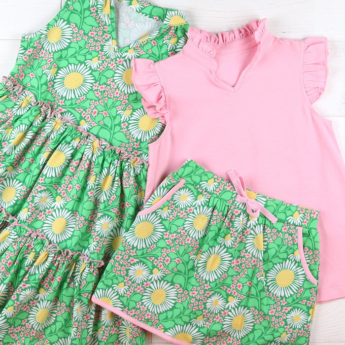 Green Meadow Tier Dress