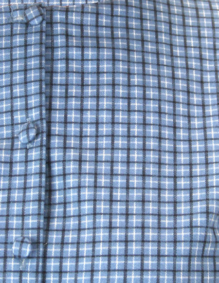 Greta Blouse - Blue Plaid