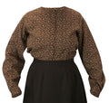 Greta Blouse - Brown Calico
