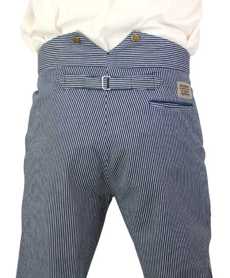 Hanover Trouser - Denim Stripe