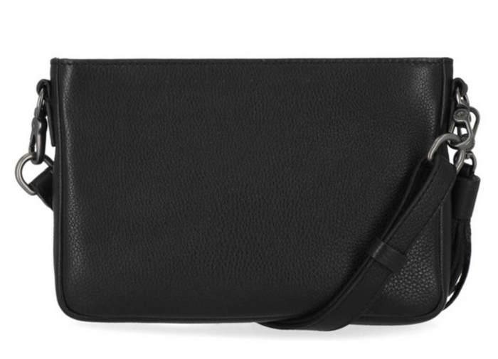 Harley-Davidson® Women's Classic Leather Hip Bag w/ Tassel & Strap - Black