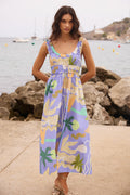 Harper Dress- Paradiso Blue