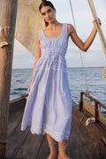 Harper Dress- Sconset Blue