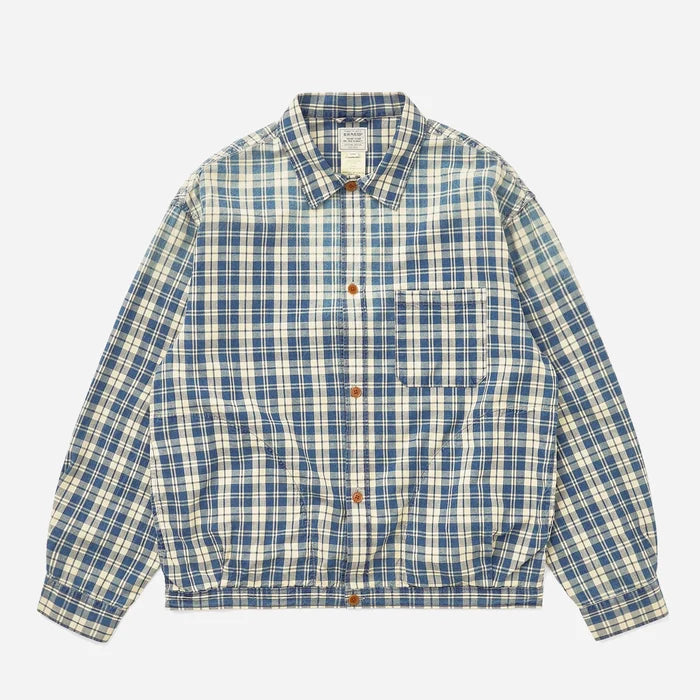 HAWAIIAN SPRING JACKET - BLUE CHECK