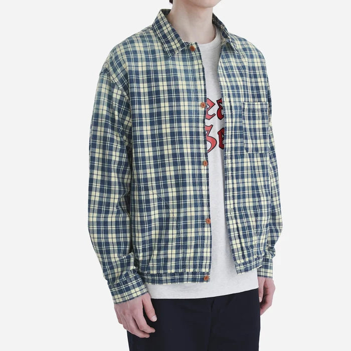 HAWAIIAN SPRING JACKET - BLUE CHECK