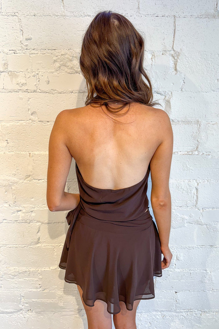 Hazelnut Cocoa Skirt, Mini Skirt, Flowy Skirt, Set, Matching Set, Two Piece Set, Adeline Boutique, Going Out Set, Dallas Boutique, Women's Clothing Fall Styles