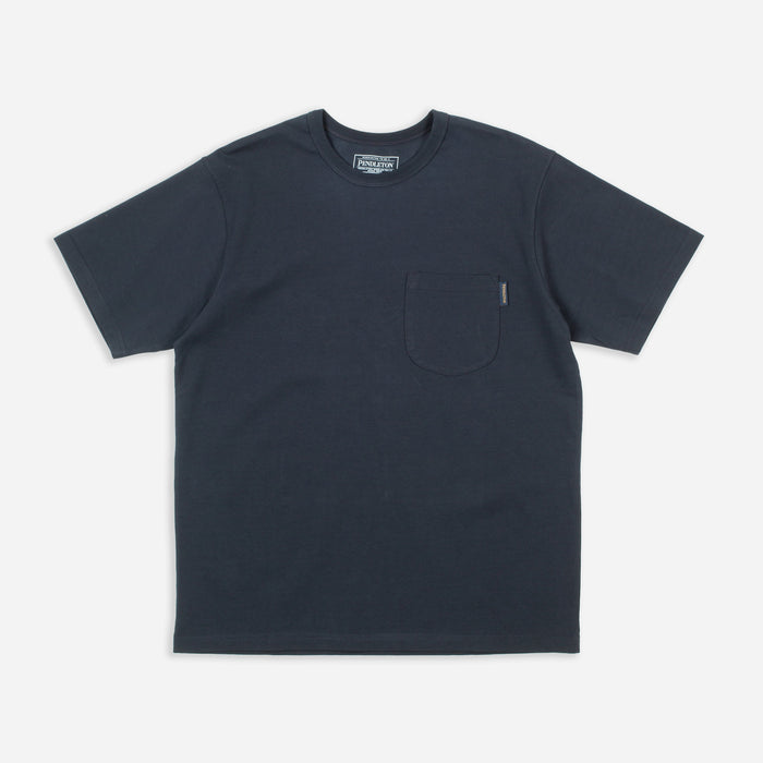 HEAVYWEIGHT POCKET T-SHIRT - DARK NAVY