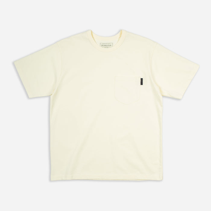 HEAVYWEIGHT POCKET T-SHIRT - SWEETCORN