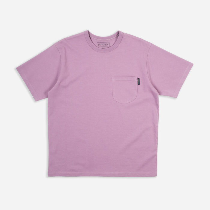 HEAVYWEIGHT POCKET T-SHIRT - VERY GRAPE