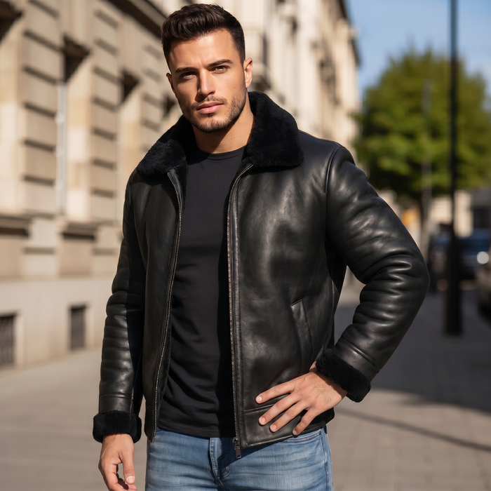 XS / Black / Leather