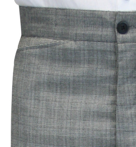 Higgins Trousers - Black/White Plaid