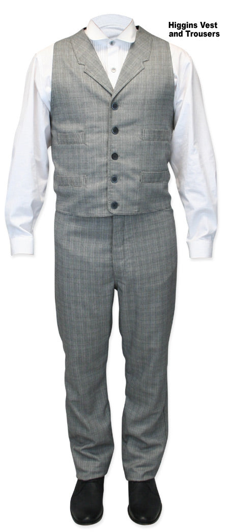 Higgins Trousers - Black/White Plaid