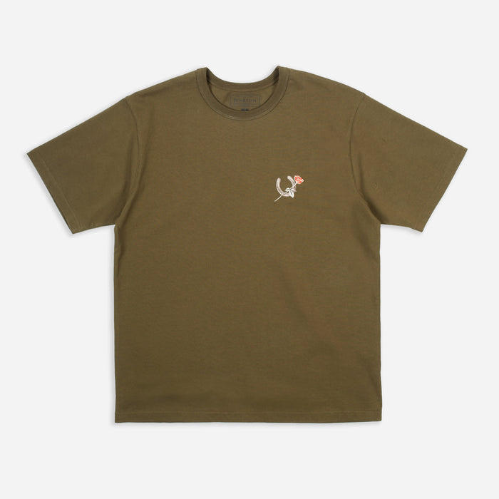 HORSESHOE T-SHIRT - DARK OLIVE