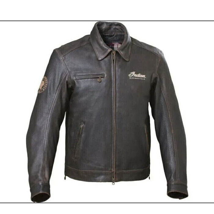 Indian Motorcycle Men's Western Leather Biker jacket Leather Outlet