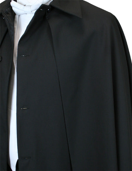 Inverness Dress Coat - Wool Blend - Black