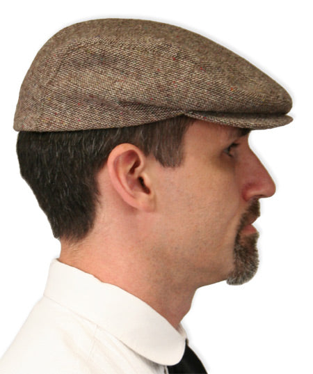 Ivy Cap - Brown Wool Tweed