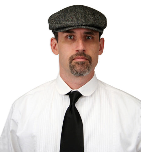 Ivy Cap - Gray Wool Tweed