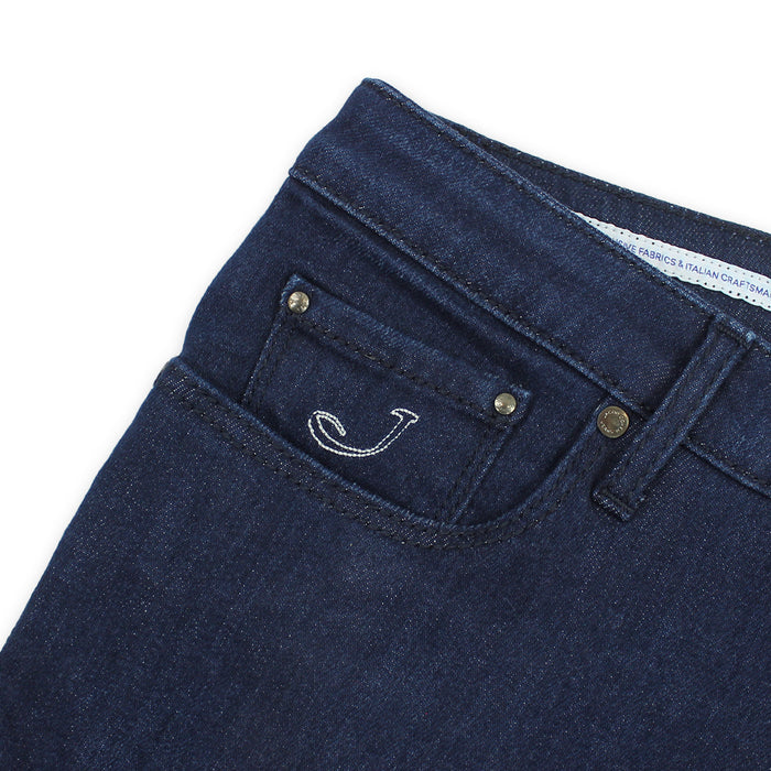 Jacob Cohen - Chris Skinny Fit Jeans in Dark Blue - Nigel Clare