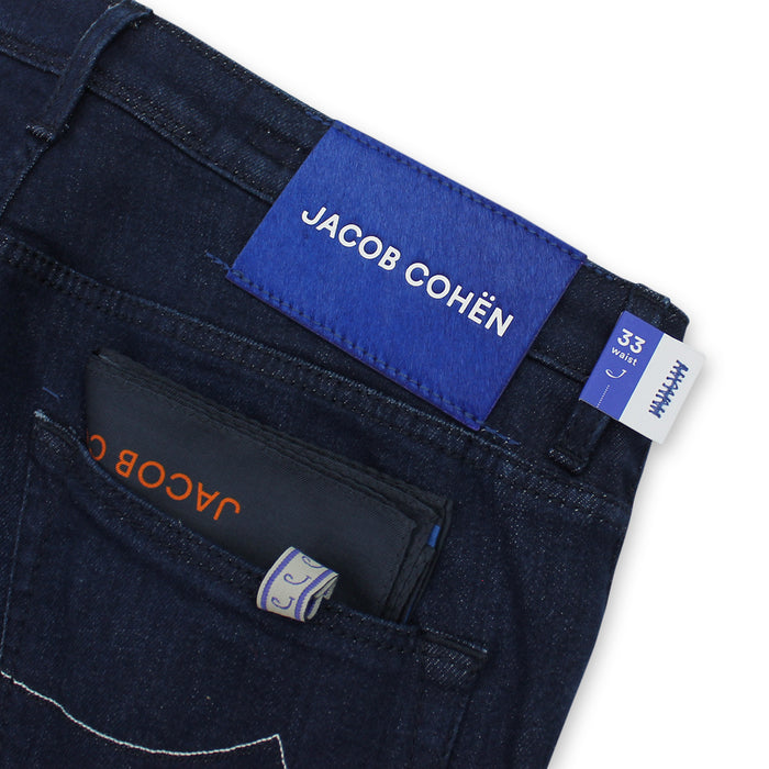 Jacob Cohen - Chris Skinny Fit Jeans in Dark Blue - Nigel Clare