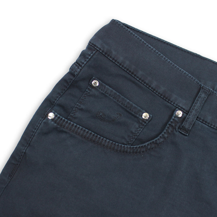 Jacob Cohen - Nicolas Slim Fit Shorts in Navy - Nigel Clare