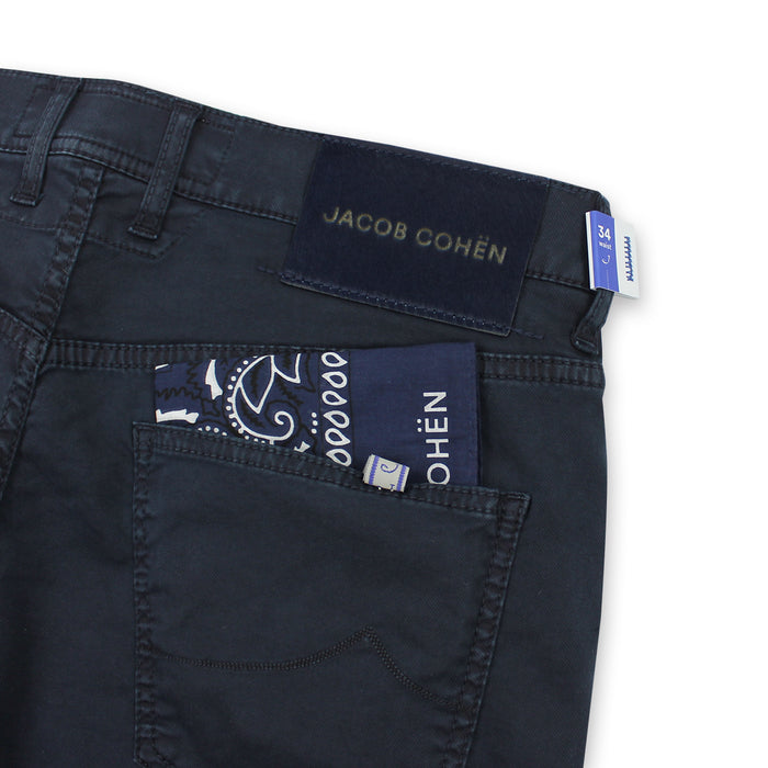 Jacob Cohen - Nicolas Slim Fit Shorts in Navy - Nigel Clare