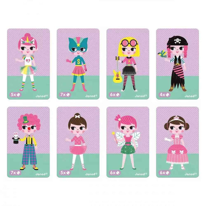 Janod® Magnetna igra Girl's costumes Janod