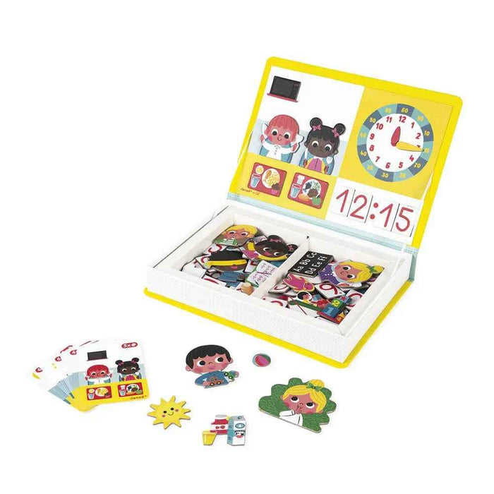 Janod® Magnetna igra Learn to Tell The Time Janod