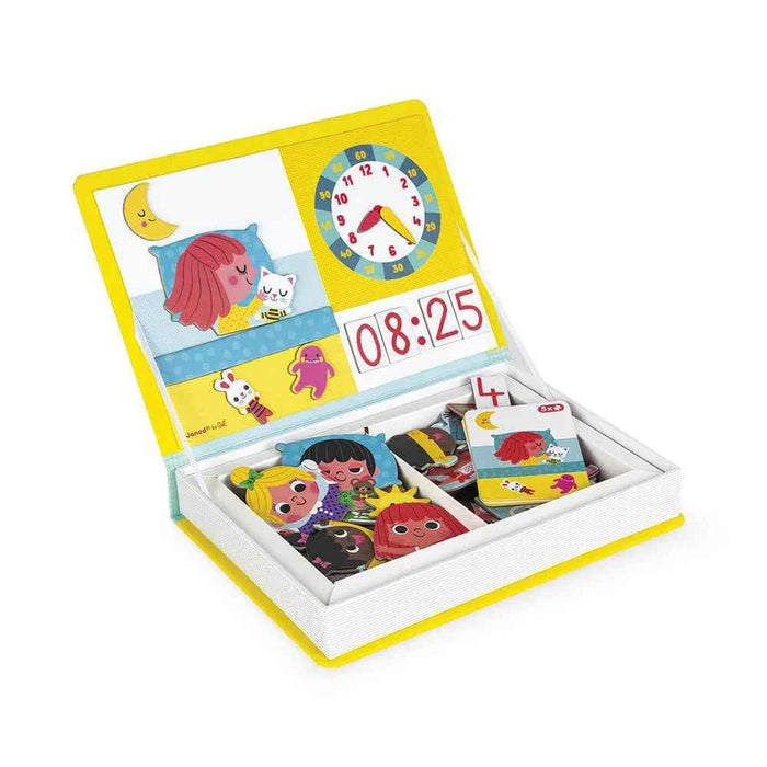 Janod® Magnetna igra Learn to Tell The Time Janod