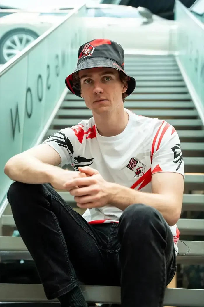 Jarno Opmeer - Bucket Hat - INDICATOR - Black - Sim Race Webshop B.V.