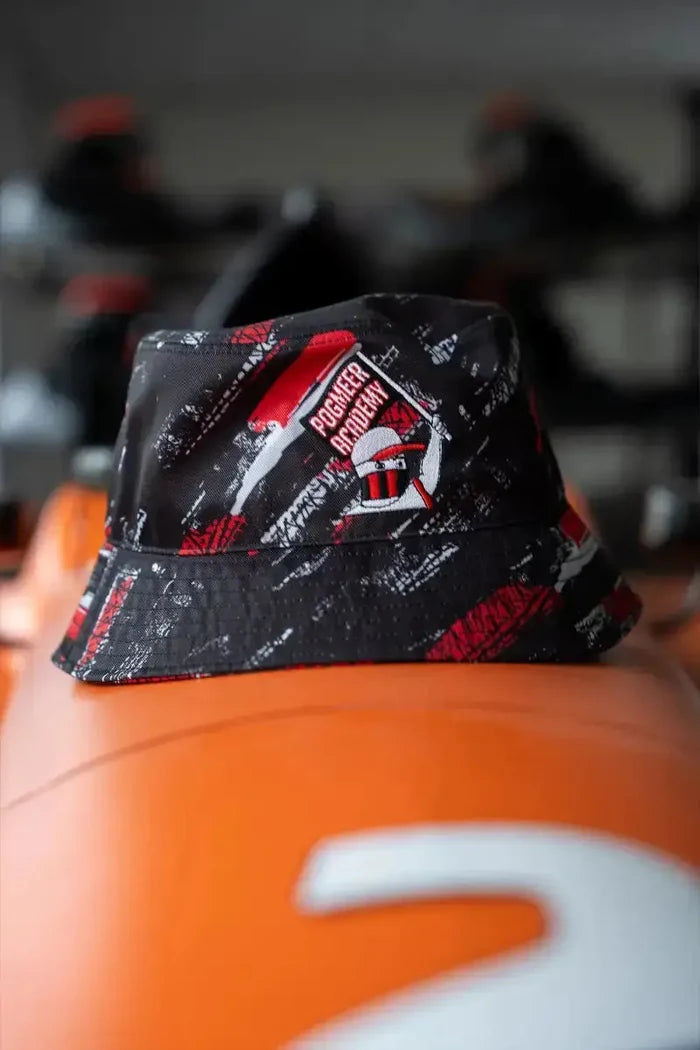 Jarno Opmeer - Bucket Hat - TRACKS - Black - Sim Race Webshop B.V.