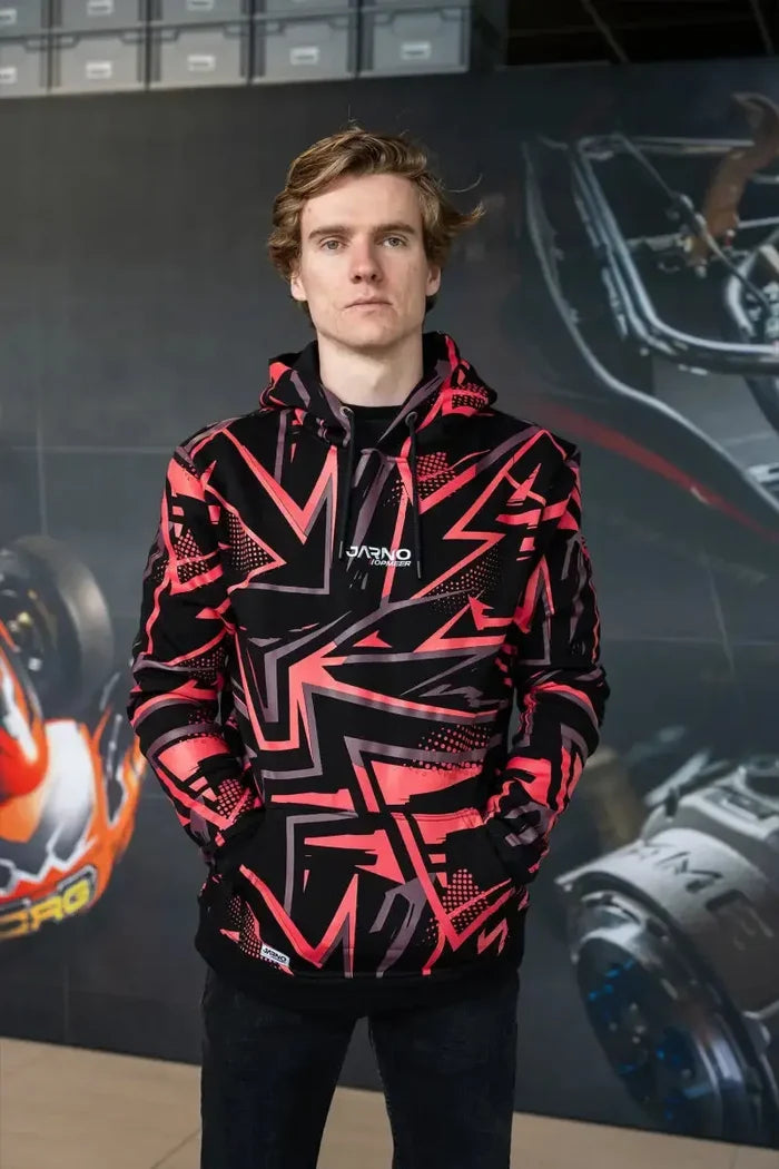Jarno Opmeer - Hoodie - APEX - Black - Sim Race Webshop B.V.