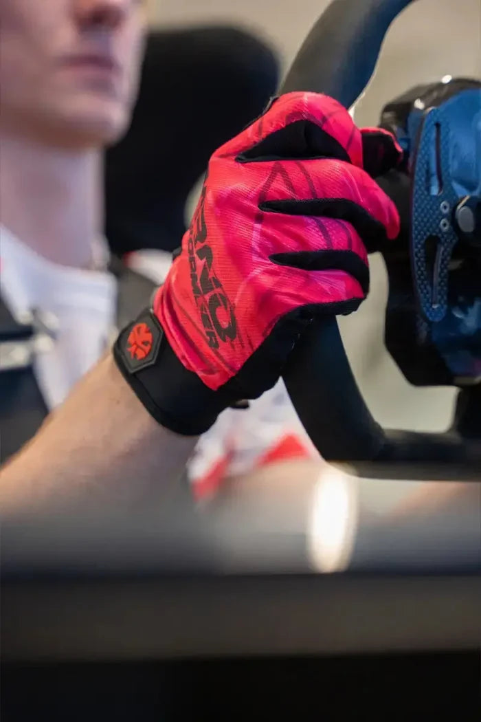 Jarno Opmeer - Sim Racing Gloves - APEX - Red - Sim Race Webshop B.V.