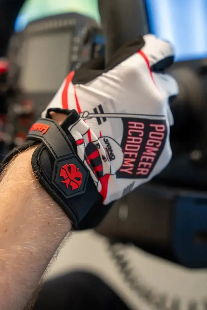 Jarno Opmeer - Sim Racing Gloves - INDICATOR - White - Sim Race Webshop B.V.