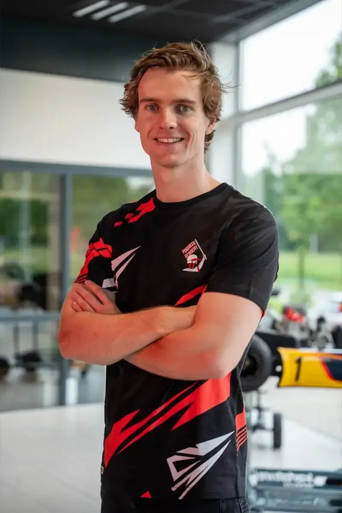 Jarno Opmeer - T-shirt - INDICATOR - Black - Sim Race Webshop B.V.