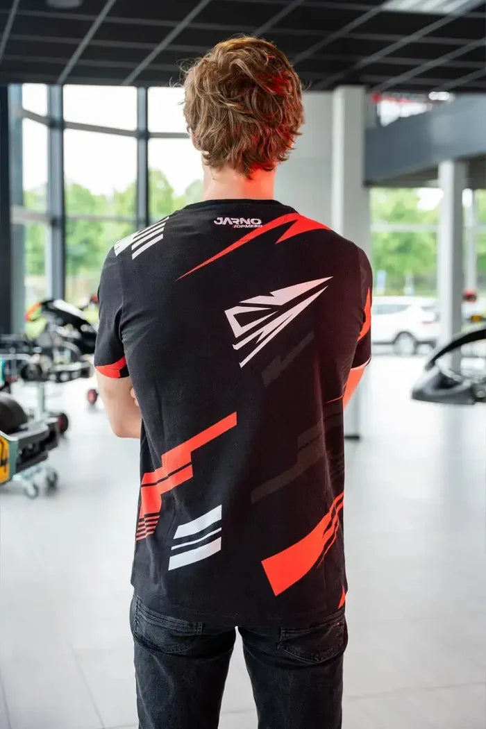 Jarno Opmeer - T-shirt - INDICATOR - Black - Sim Race Webshop B.V.