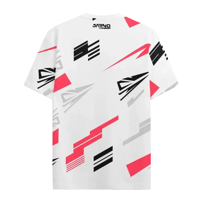 Jarno Opmeer - T-shirt - INDICATOR - White - Sim Race Webshop B.V.