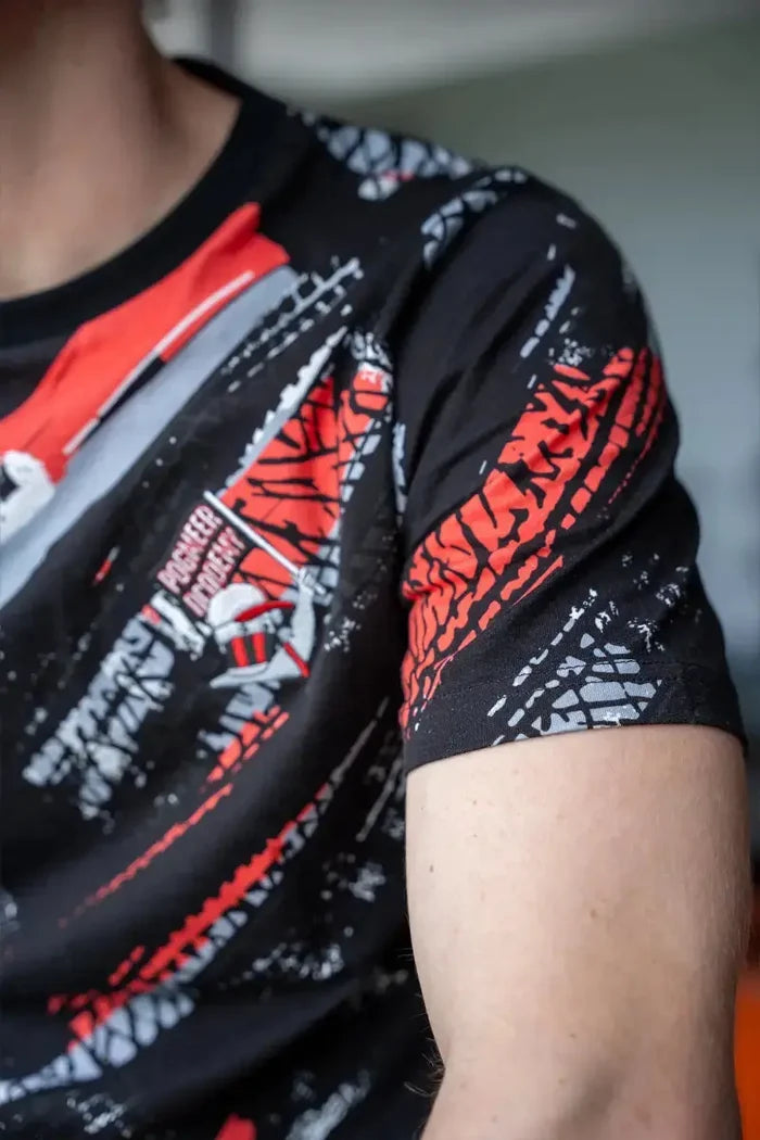 Jarno Opmeer - T-shirt - TRACKS - Black - Sim Race Webshop B.V.
