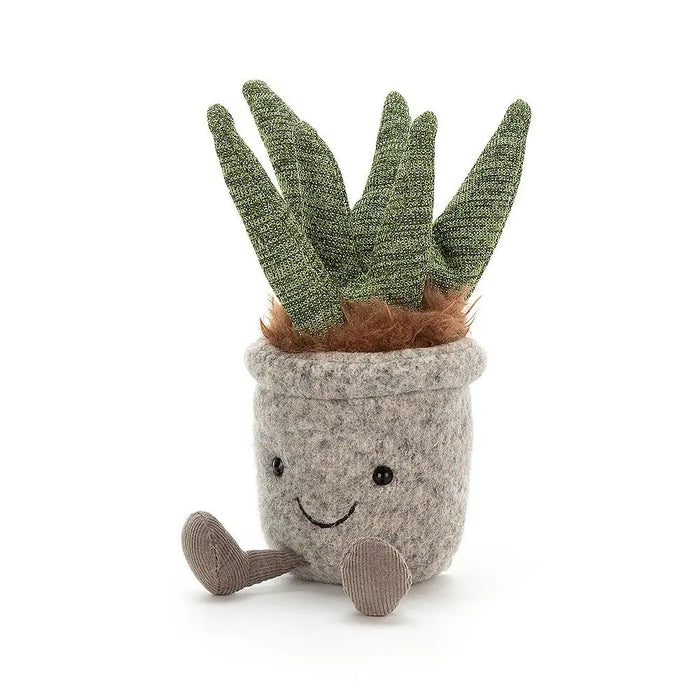 Jellycat Silly Succulent Aloe One Size - H8" X W2" Kids On Wheelz