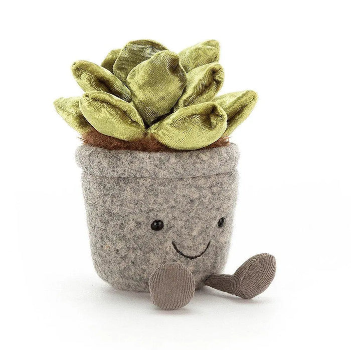 Jellycat Silly Succulent Jade ONE SIZE - H6" X W2" Kids On Wheelz