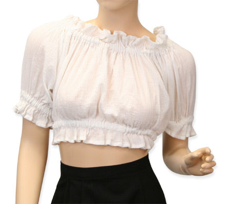 Jessamine Crop Top - White
