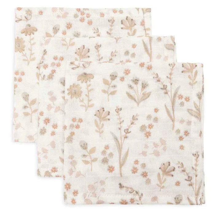 Jollein® Komplet 3 tetra pleničk Bloomy 31x31 cm Jollein