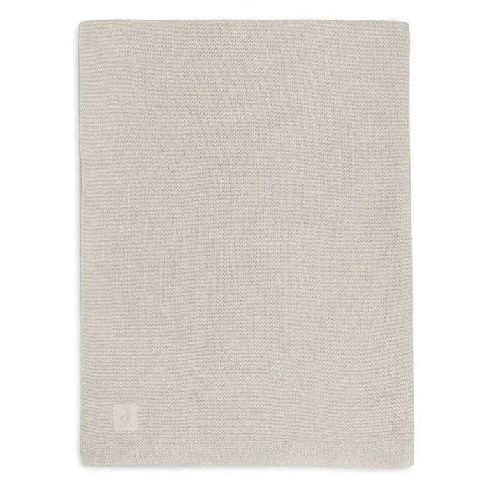 Jollein® Bombažna odejica 75x100 Basic Knit Oatmeal Jollein