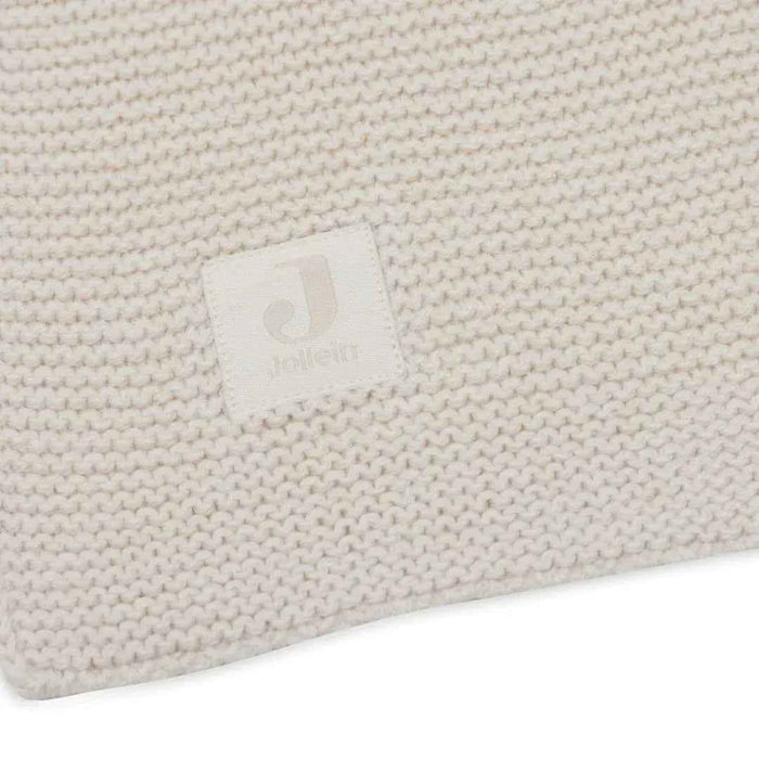 Jollein® Bombažna odejica 75x100 Basic Knit Oatmeal Jollein