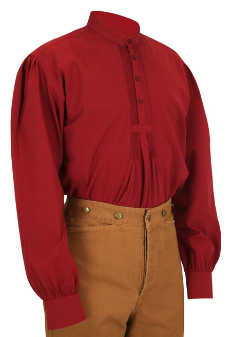 Jonah Work Shirt - Burgundy