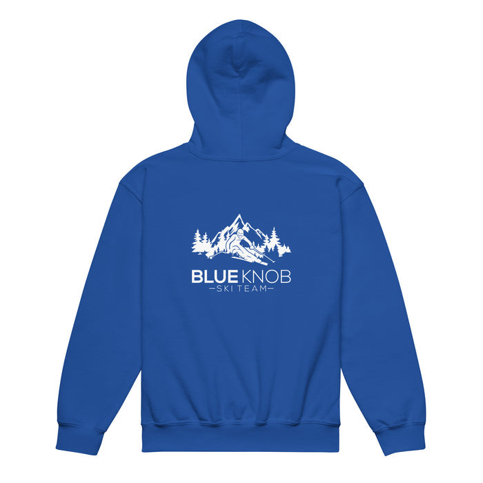 Junior Cotton Hoodie - Blue Knob