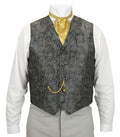 Kelton Vest - Gray Paisley