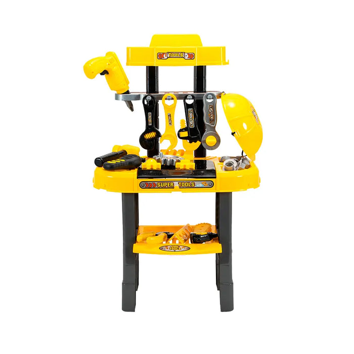 Kids Construction Workbench Toy 12 Pieces Kit - Kids On Wheelz