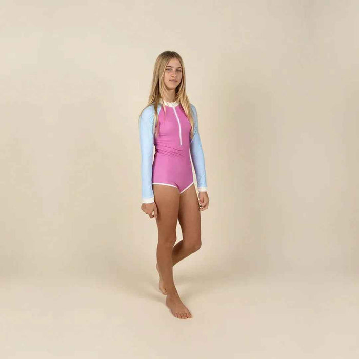 KiETLA® Otroške enodelne kopalke Pink/Blue Ki ET LA