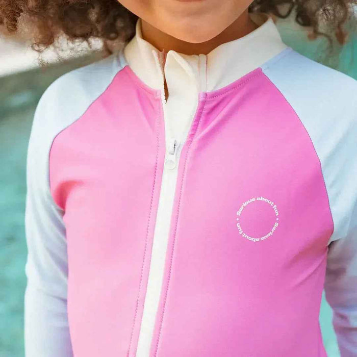 KiETLA® Otroške enodelne kopalke Pink/Blue Ki ET LA